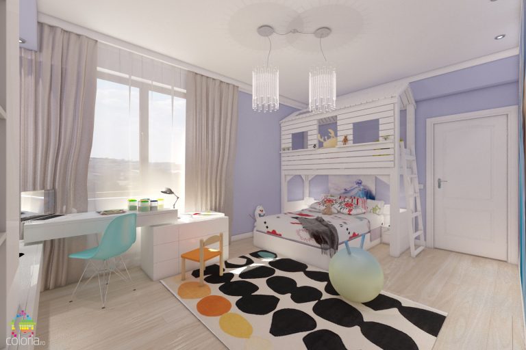 Proiectare 3D Constanta - Design Dormitor tineri